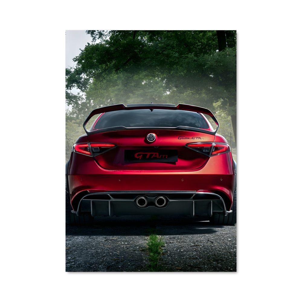 Poster Rouge Vitesse